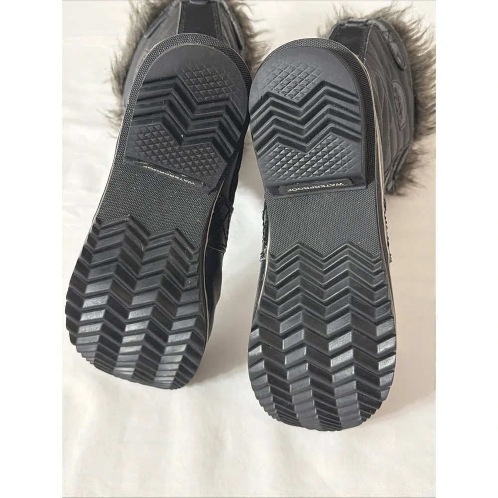 Sorel Women's TOFINO II Waterproof Boots Black US‎ Size 8 Fluffy Clean Shoes Fit